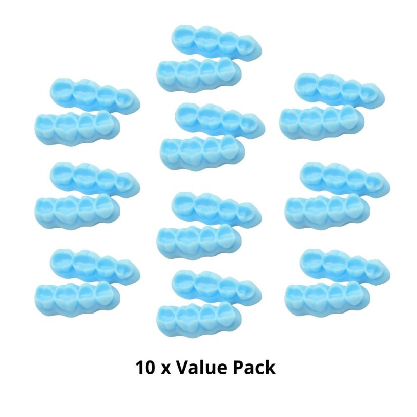 OccluTooth 10 x Value Pack - Modelo: Modelo A, Color: Azul
