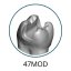 Monomaterial Teeth with Cavities (Biovoxel Typodont) - Zahn wählen: 37 Occlusal Cavity