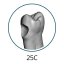 Monomaterial Teeth with Cavities (Biovoxel Typodont) - Zahn wählen: 37 Occlusal Cavity