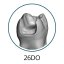 Monomaterial Teeth with Cavities (Biovoxel Typodont) - Zahn wählen: 37 Occlusal Cavity