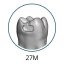 Monomaterial Teeth with Cavities (Biovoxel Typodont) - Zahn wählen: 37 Occlusal Cavity